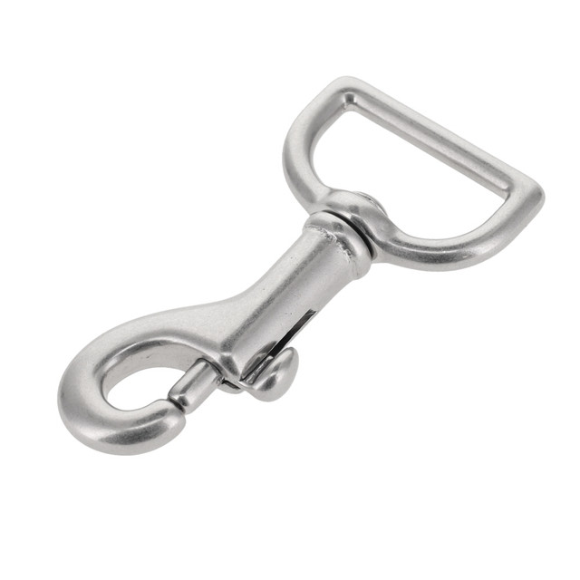 3010 Nickel Matte, Swivel Bolt Snap, Solid Brass, Multiple Sizes