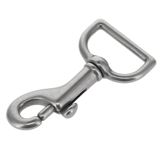 3010 Nickel Matte, Swivel Bolt Snap, Solid Brass