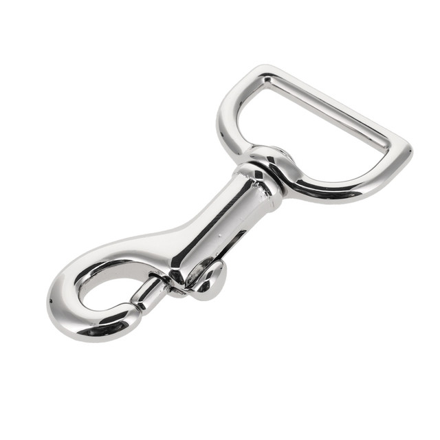 3010 Nickel Plate, Swivel Bolt Snap, Solid Brass, Multiple Sizes