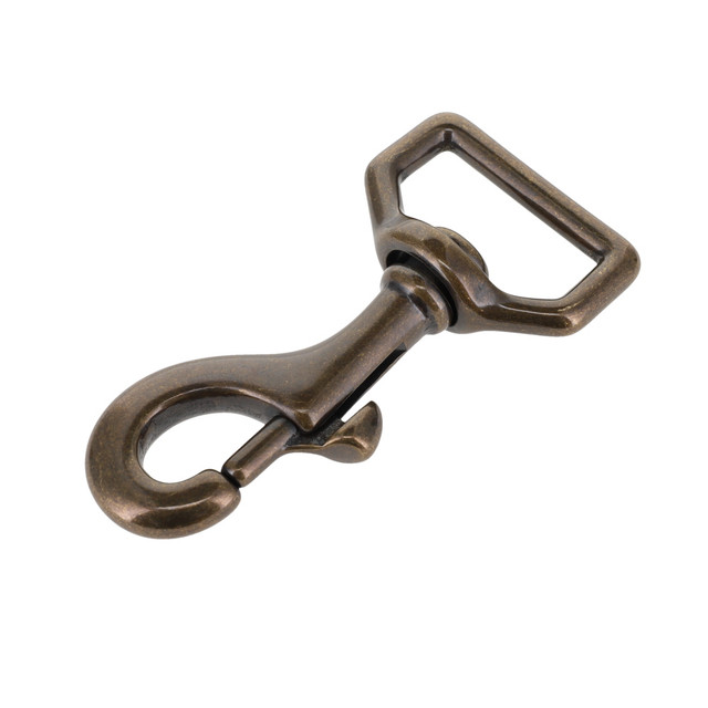 3500 Antique Brass, Swivel Bolt Snap, Solid Brass-LL, Multiple Sizes