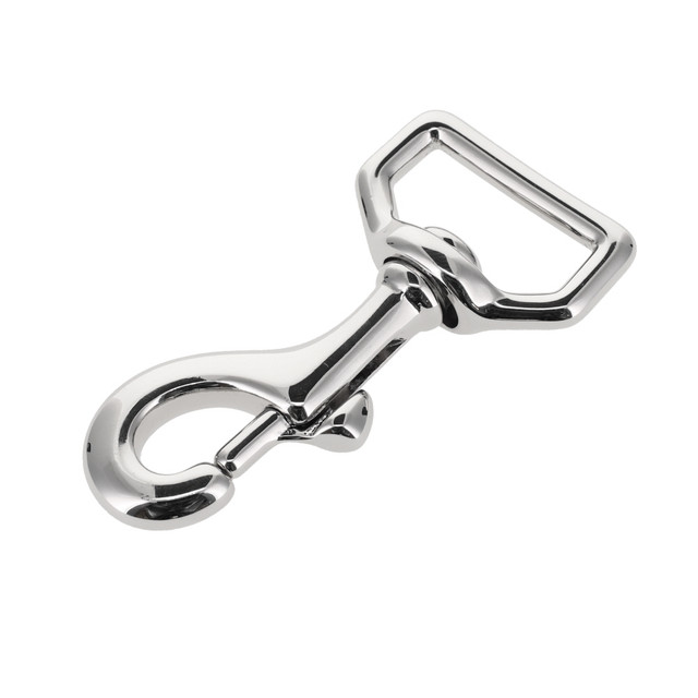 3500 Nickel Plate, Swivel Bolt Snap, Solid Brass-LL, Multiple Sizes