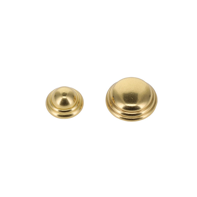 J35 Natural Brass, Foot/Stud, Solid Brass-LL, Multiple Sizes ***Requires the back post B-1414, sold separately***