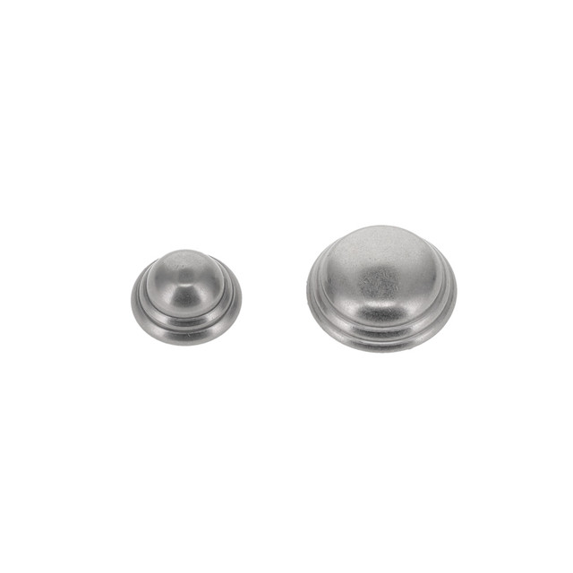 J35 Nickel Matte, Foot/Stud, Solid Brass-LL, Multiple Sizes ***Requires the back post B-1414, sold separately***