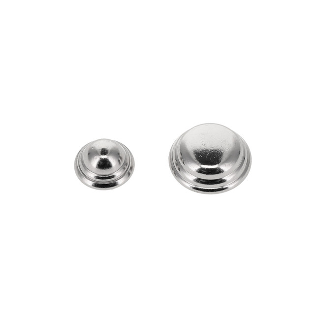 J35 Nickel Plate, Foot/Stud, Solid Brass-LL, Multiple Sizes ***Requires the back post B-1414, sold separately***