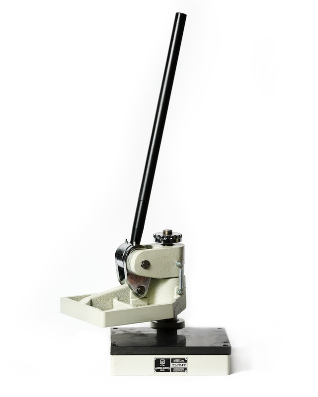 BG Manual Clicker Press w/ Swing Head, Gray, 4-Ton