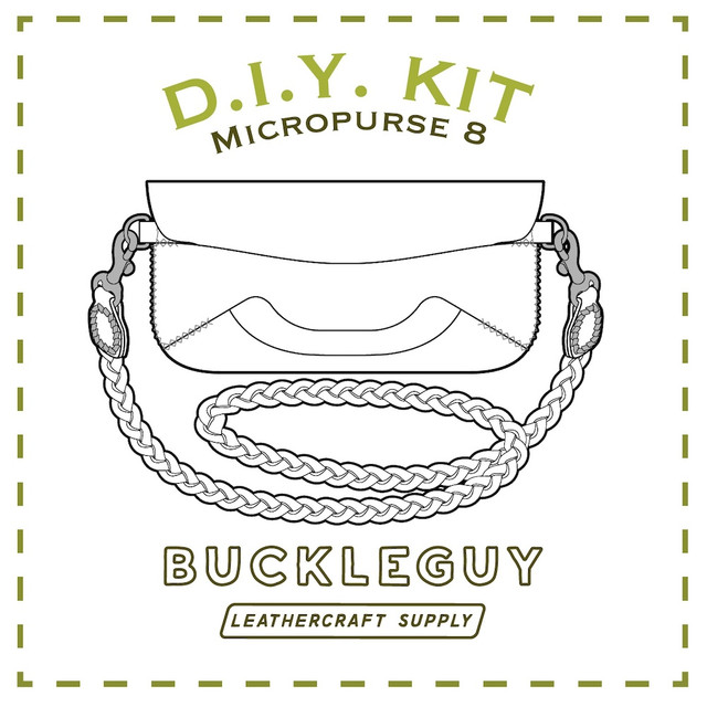 Micropurse Leather Pattern, PDF Template