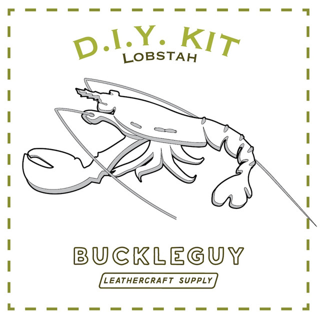 Lobster Leather Pattern, PDF Template