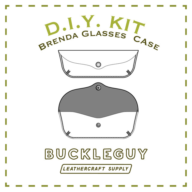 Danesh, Brenda, Glasses Case Leather Pattern, PDF Template