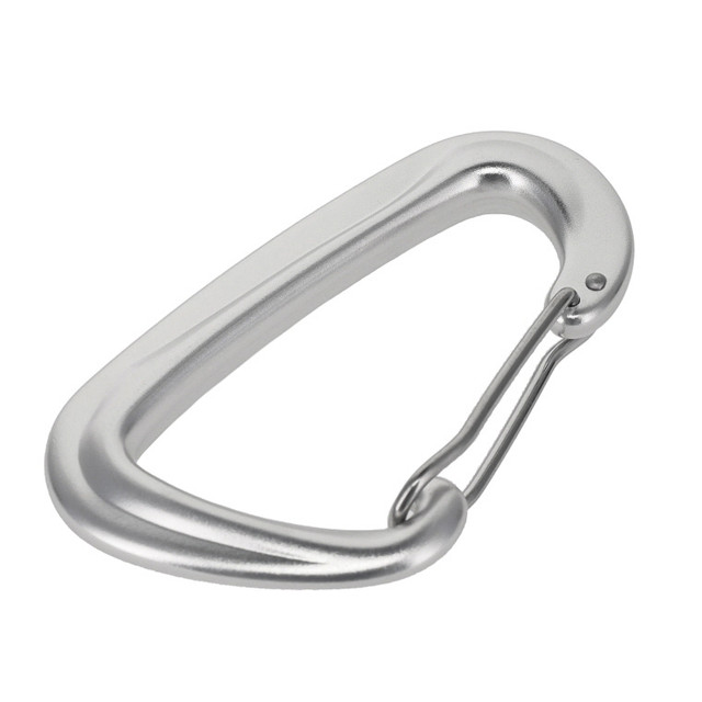 C5960 Silver Semi-Matte, Wiregate Carabiner, Aluminum