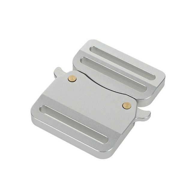 C5870 Silver Semi-Matte, Quick Side Release Buckle, Aluminum