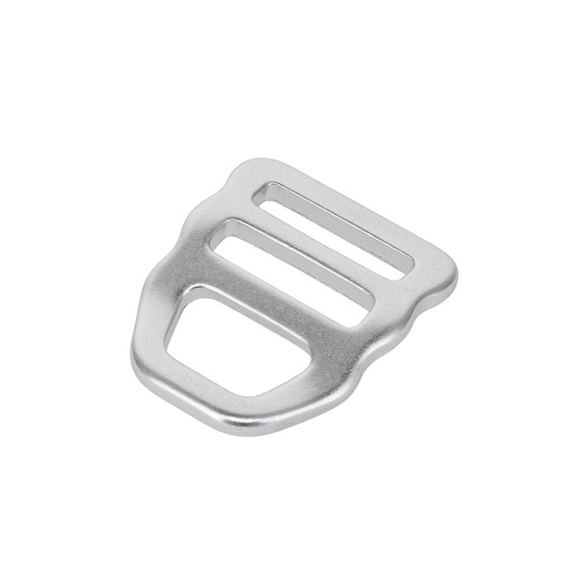 C5940 Silver Semi-Matte, Ladderlock Buckle, Aluminum