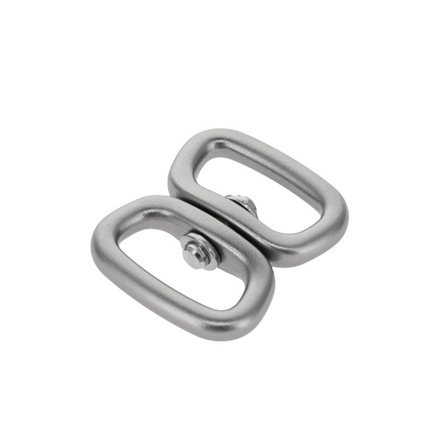 C5945 Gun Metal, Double Eye Swivel, Aluminum