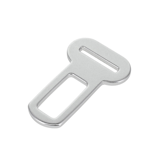 C5950 Silver Semi-Matte, Pet Safety Car Buckle, Aluminum