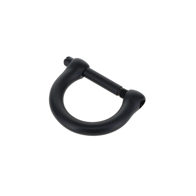2014 3/4" PVD Black Matte, D-Ring, Solid Brass-LL