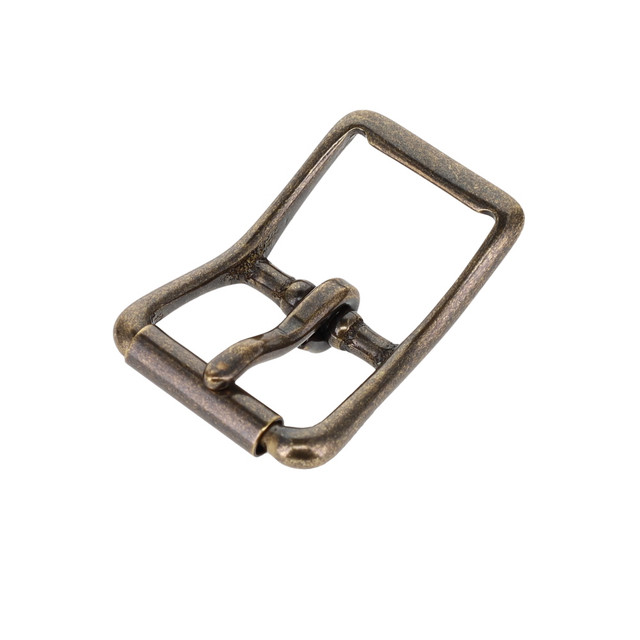 150 Antique Brass, Center Bar Roller Buckle, Solid Brass-LL, Multiple Sizes