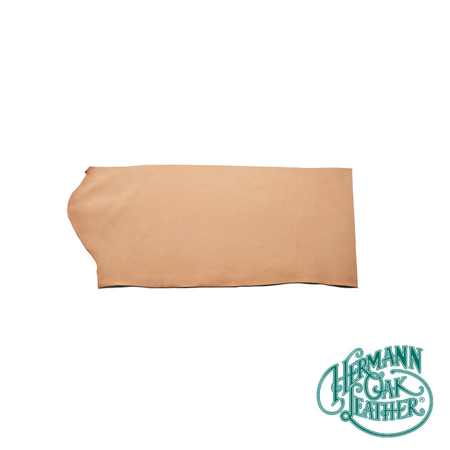 Hermann Oak, Natural Strap Tooling Leather, Bend, Natural