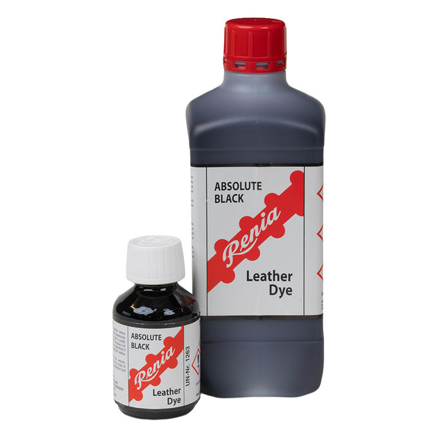 Renia, Absolute Black, Leather Dye, Multiple Sizes