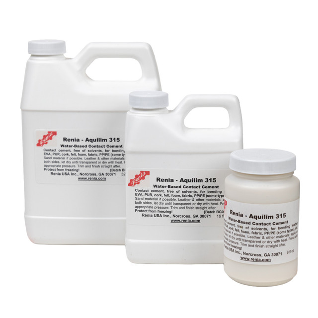 Renia, Aquilim 315, Chloroprene Rubber Dispersion (Water Based Contact Adhesive), Multiple Sizes