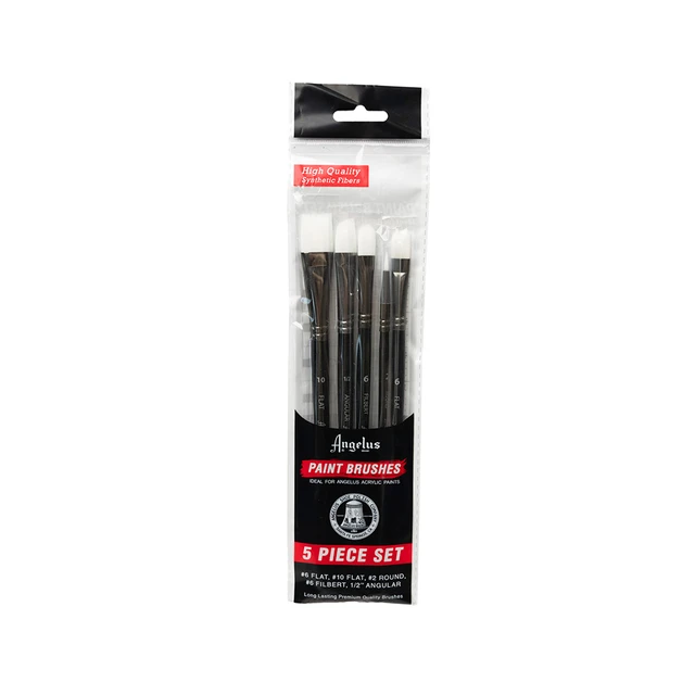 Angelus, Standard Paint Brushes, Set of 5