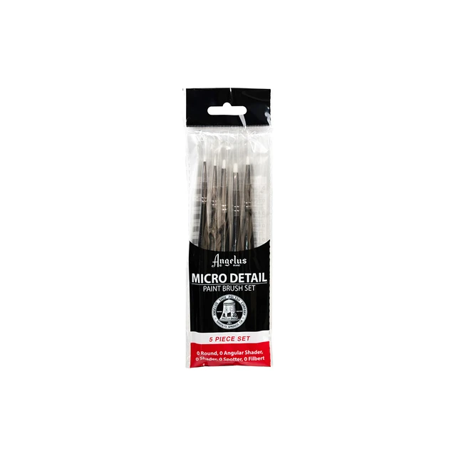 Angelus, Micro Detail Paint Brushes, Set of 5