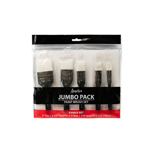 Angelus, Jumbo Paint Brushes, Set of 5