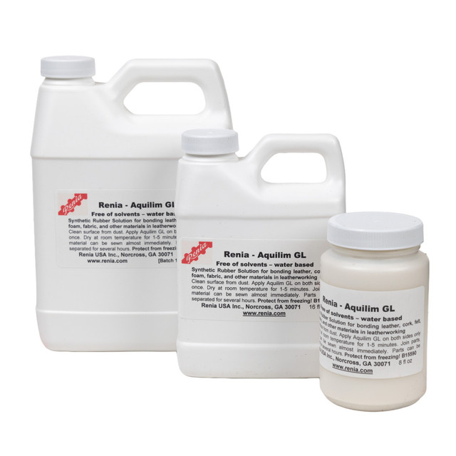 Renia, Aquilim GL - Chloroprene Rubber Dispersion (Water Based Contact/Pressure Sensitive Adhesive), Multiple Sizes