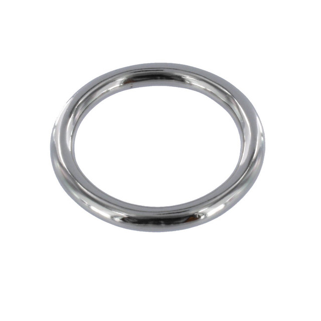OR0 Nickel Matte, Thick O-Ring, Solid Brass, 2" (NON LOW LEAD)