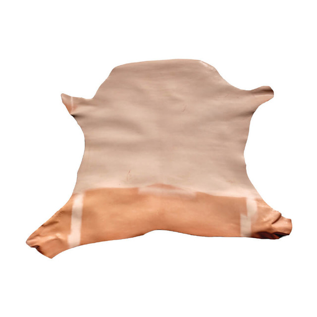 Second Quality Korba Buffalo Calf Leather,  Veg Tan, Hide, Natural