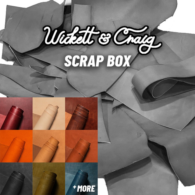 Wickett & Craig Leather Scrap, 5lbs Box