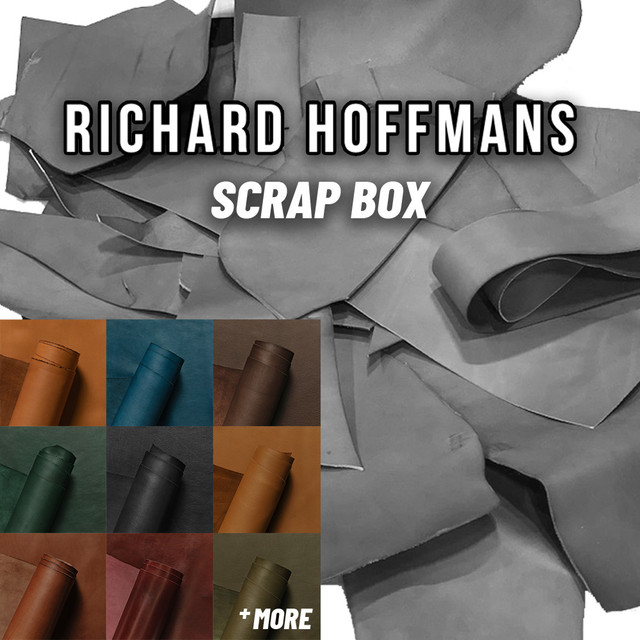 Richard Hoffmans Leather Scrap, 5lbs Box