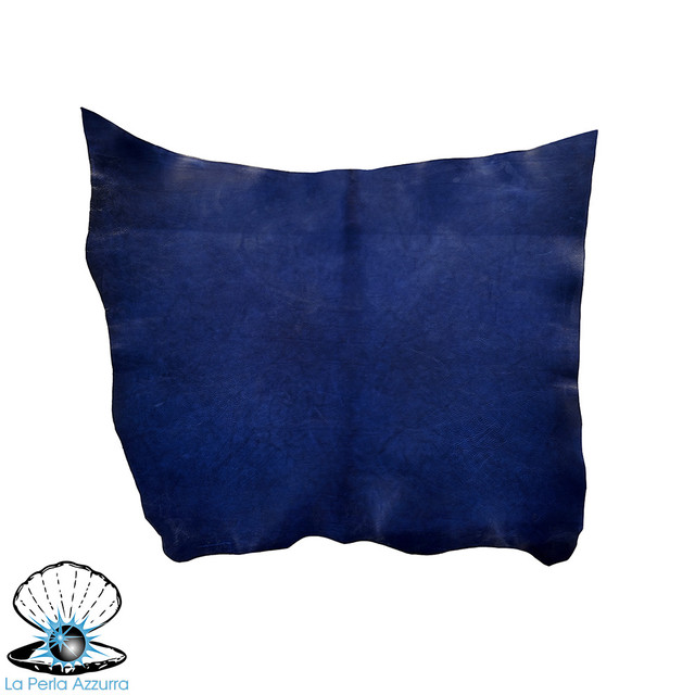 Conceria La Perla Azzurra, Missouri, Double Shoulder, Cobalt Blue