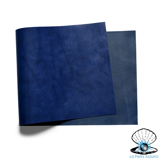 Conceria La Perla Azzurra, Missouri, Panel, Cobalt Blue