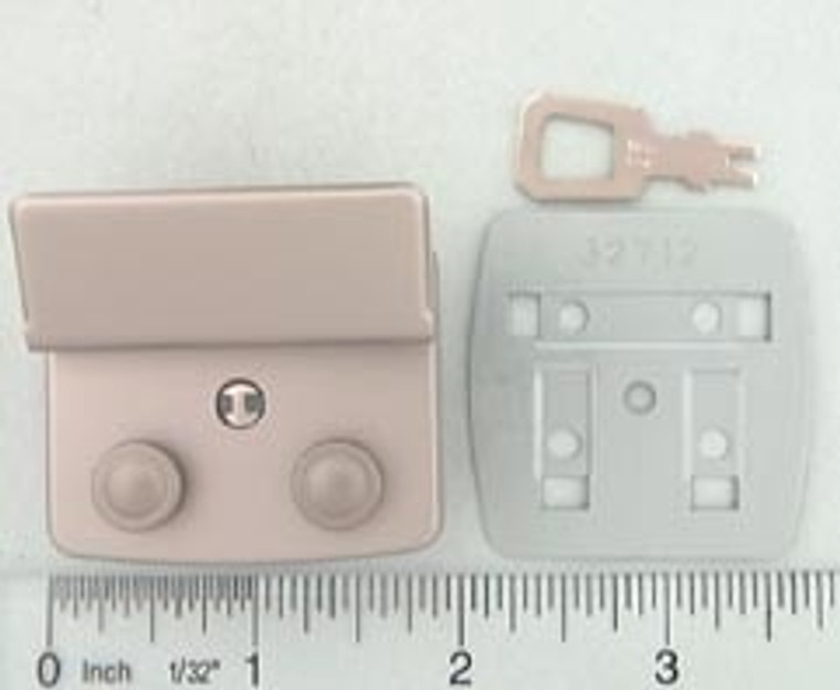 Key Lock M45703.423-10/Z3710-1/NM Nickel Matte Solid Brass