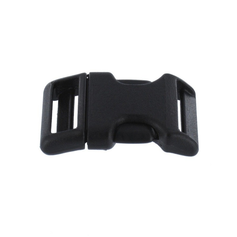 1 25mm Dog Collar Hardware Curved Side Release Buckle D Ring Set