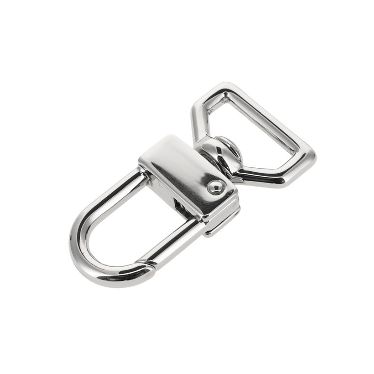 520 3/4" Nickel Plate, Swivel Lever Snap, Solid Brass-LL