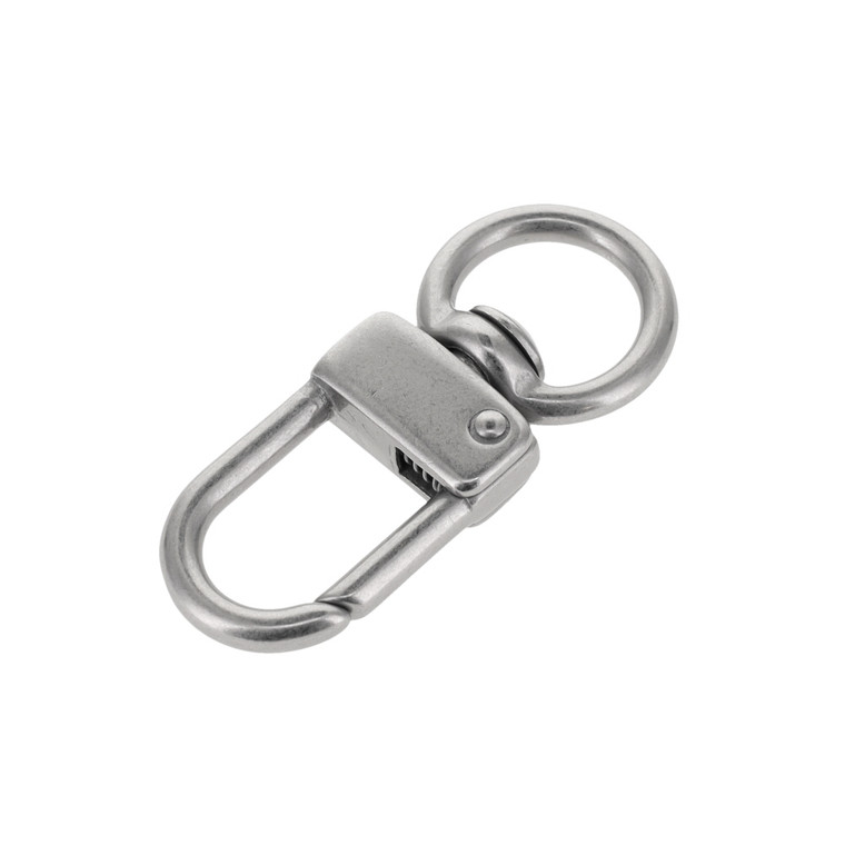 521 5/8" Nickel Matte, Swivel Lever Snap, Solid Brass-LL