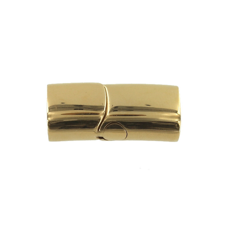 B9001 Hole 12.2 x 6.5mm, Magnetic Bracelet Clasp, Polished Stainless Steel  