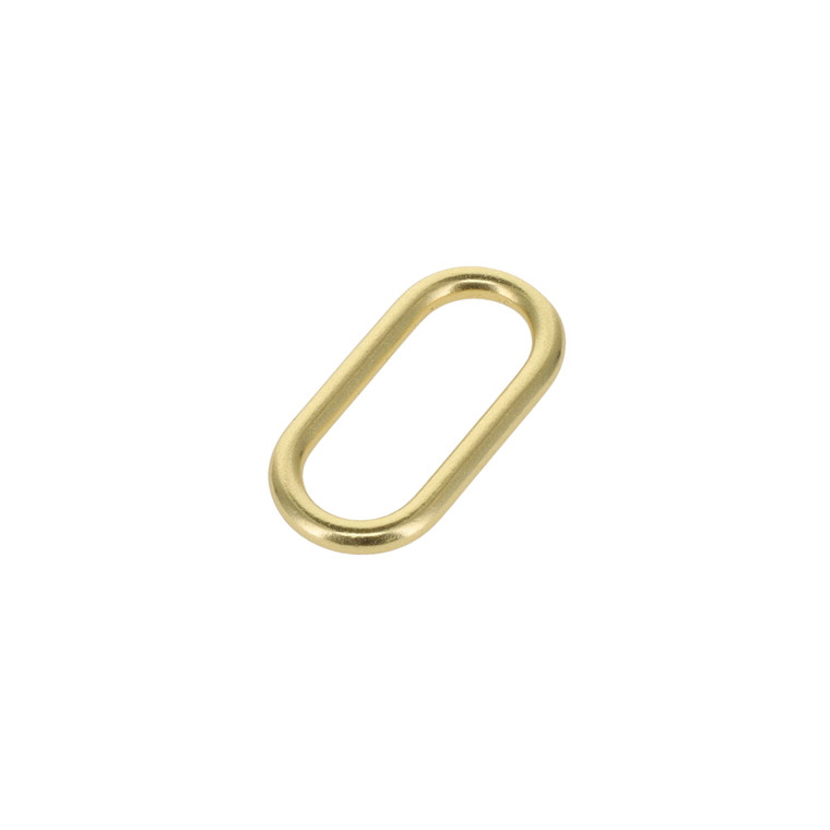 2023 1" Natural Brass, Thin Single Loop, Solid Brass-LL