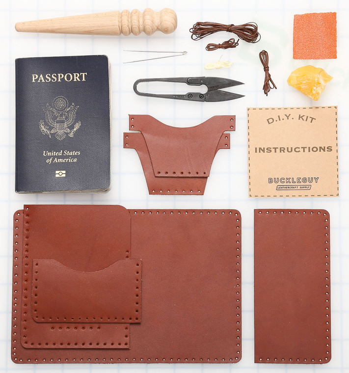 DIY Leather Passport Covers