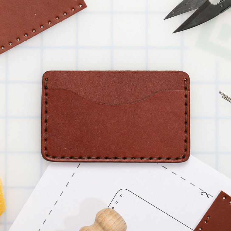 DIY 3-Pocket Wallet Leather Kit - Buckleguy.com