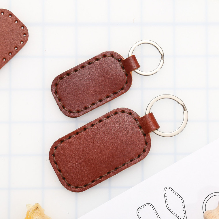 30 Pcs Leather Key Fob Kit for DIY Craft, PU Leather Key Fobs Blanks with  Rivets and Key Rings for Laser Engraving Keychain Making Leather Working  (Beige, Black, Brown) : Buy Online