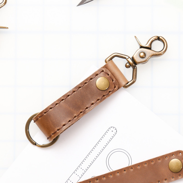 Key Fob Collection Leather Pattern, PDF Template 