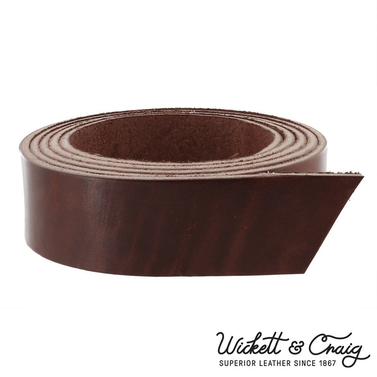 Wickett & Craig 'Traditional Harness' Leather Strap, Chocolate, 55" to 60" Long, 9-11oz