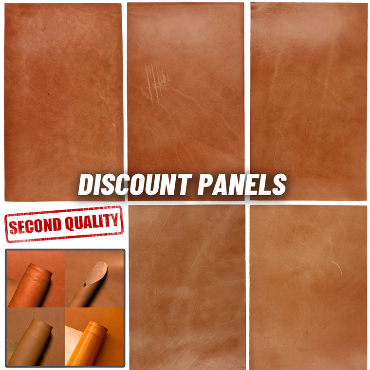 Discount Assorted Tanneries Leather, Tan