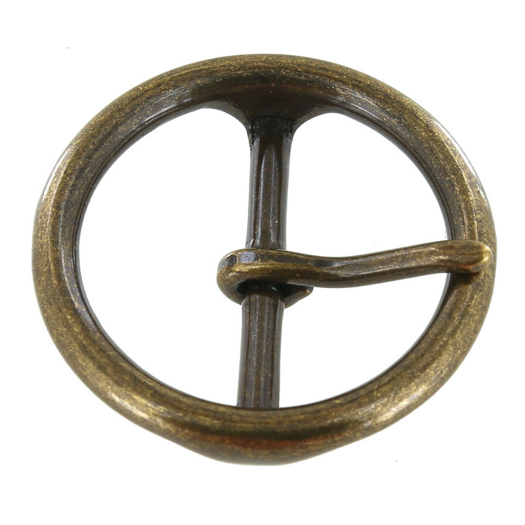 Antique Solid Brass Octagonal Belt Buckles Classical Pin Belt Buckle 1 1/2  40mm