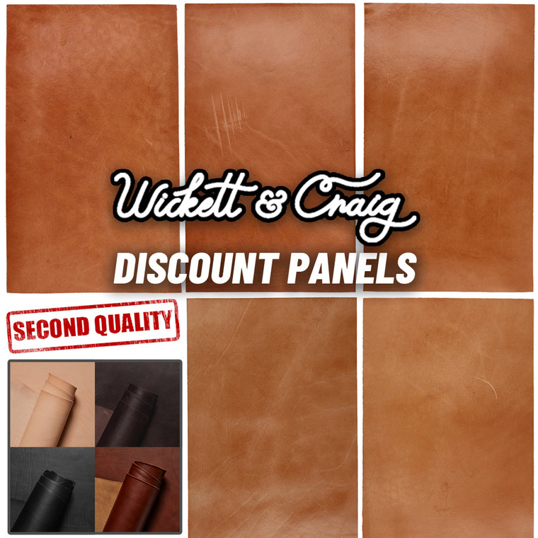 Discount Wickett & Craig Panels, English Bridle/ Vachetta Natural/ Black/ Dark Brown/ Medium Brown