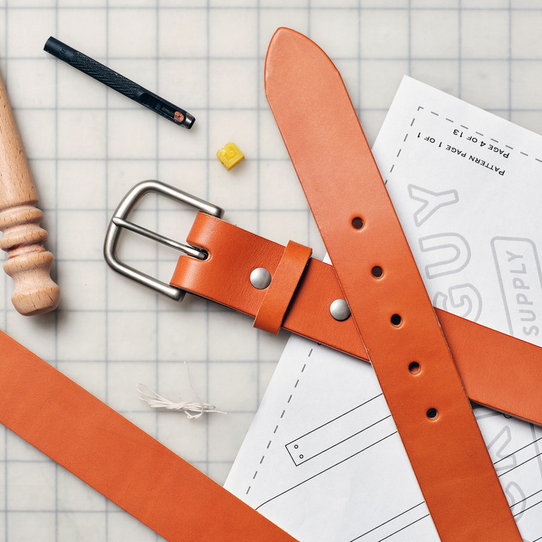 DIY leather belt kit
