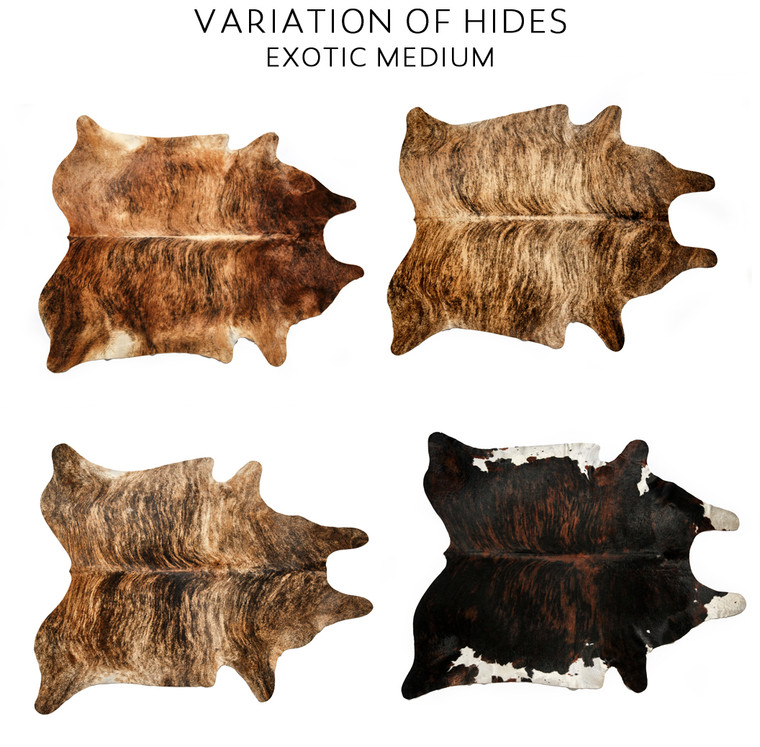Hair On Hide Leather Hide, Exotic Medium