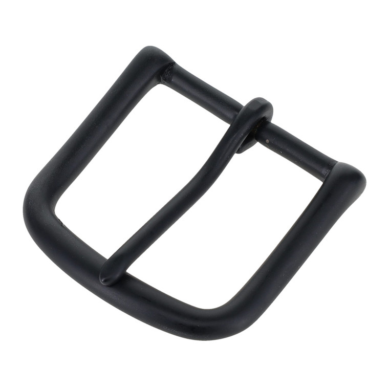1035 PVD Black Matte, Heel Bar Buckle, Solid Brass-LL, Multiple Sizes