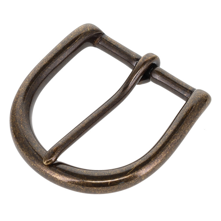 216 Antique Brass, Heel Bar Buckle, Solid Brass-LL, Multiple Sizes